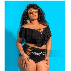 Authentic Monif C. 2pc swimsuit